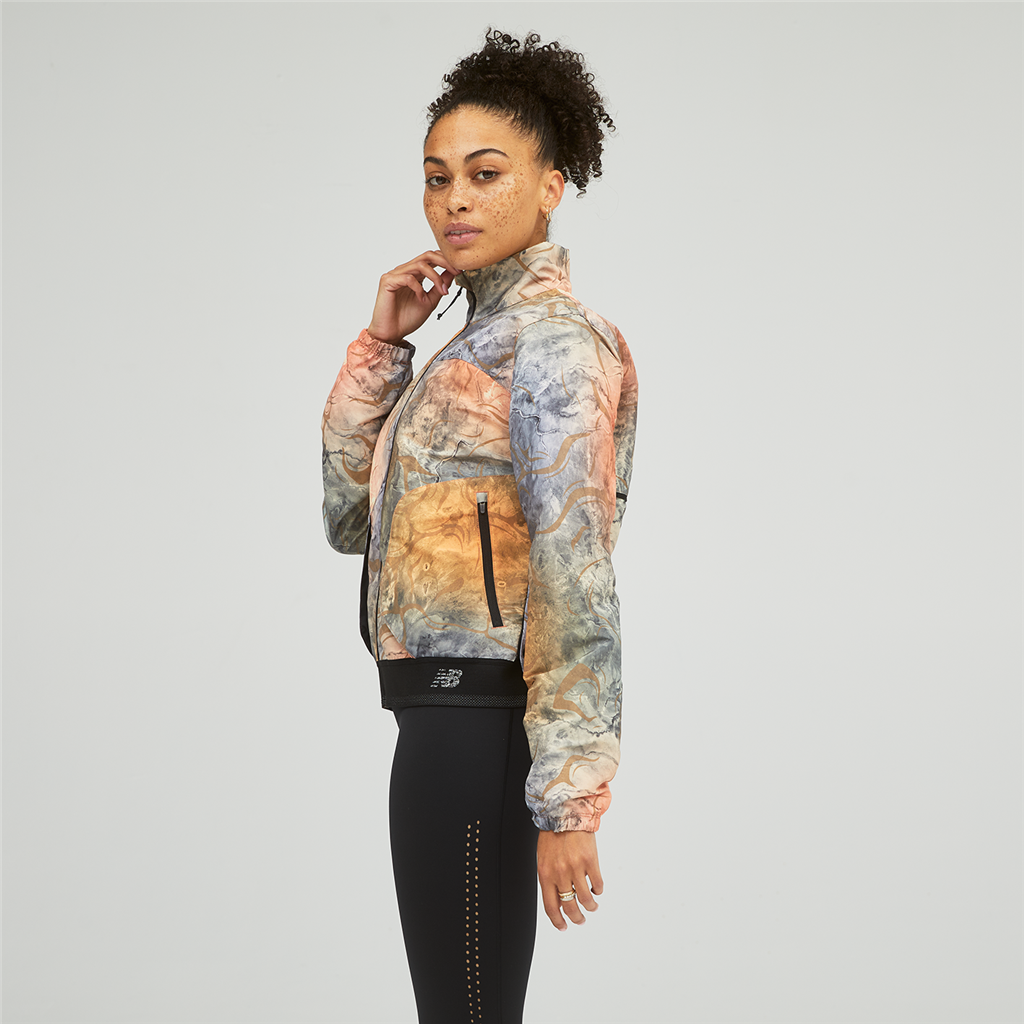 New Balance W PMV Kimbia Jacket in MEHRFARBIG