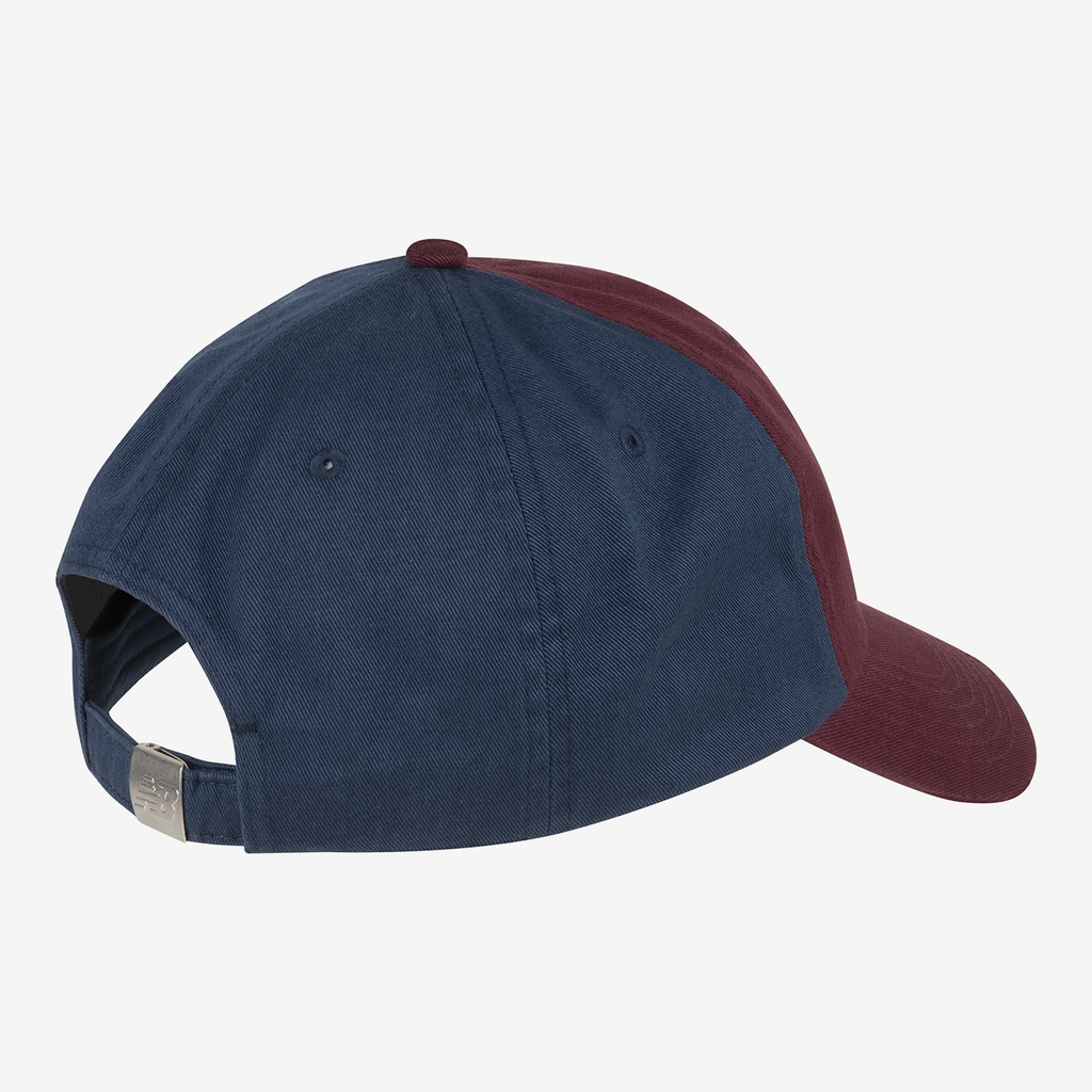 New Balance Color Blocked Block N Panel Classic Hat in ROT