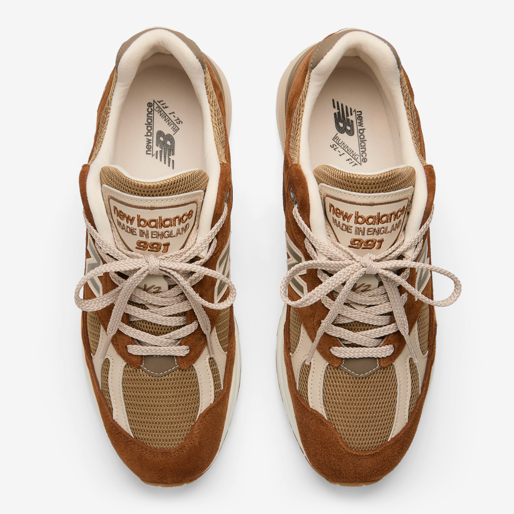 New Balance M 991v2 Made in UK Iconic Influences Freizeitschuhe in BRAUN