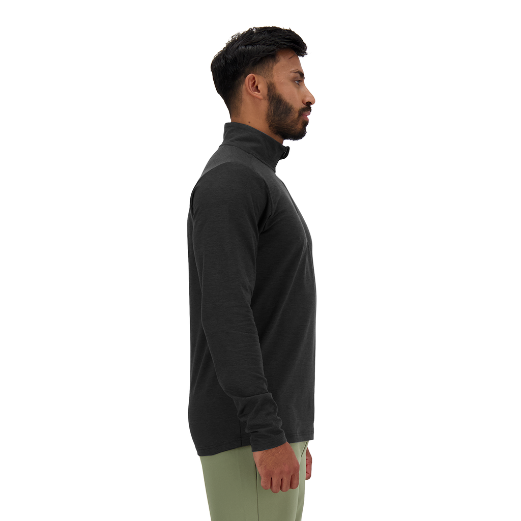 New Balance Space Dye 1/4 Zip in SCHWARZ