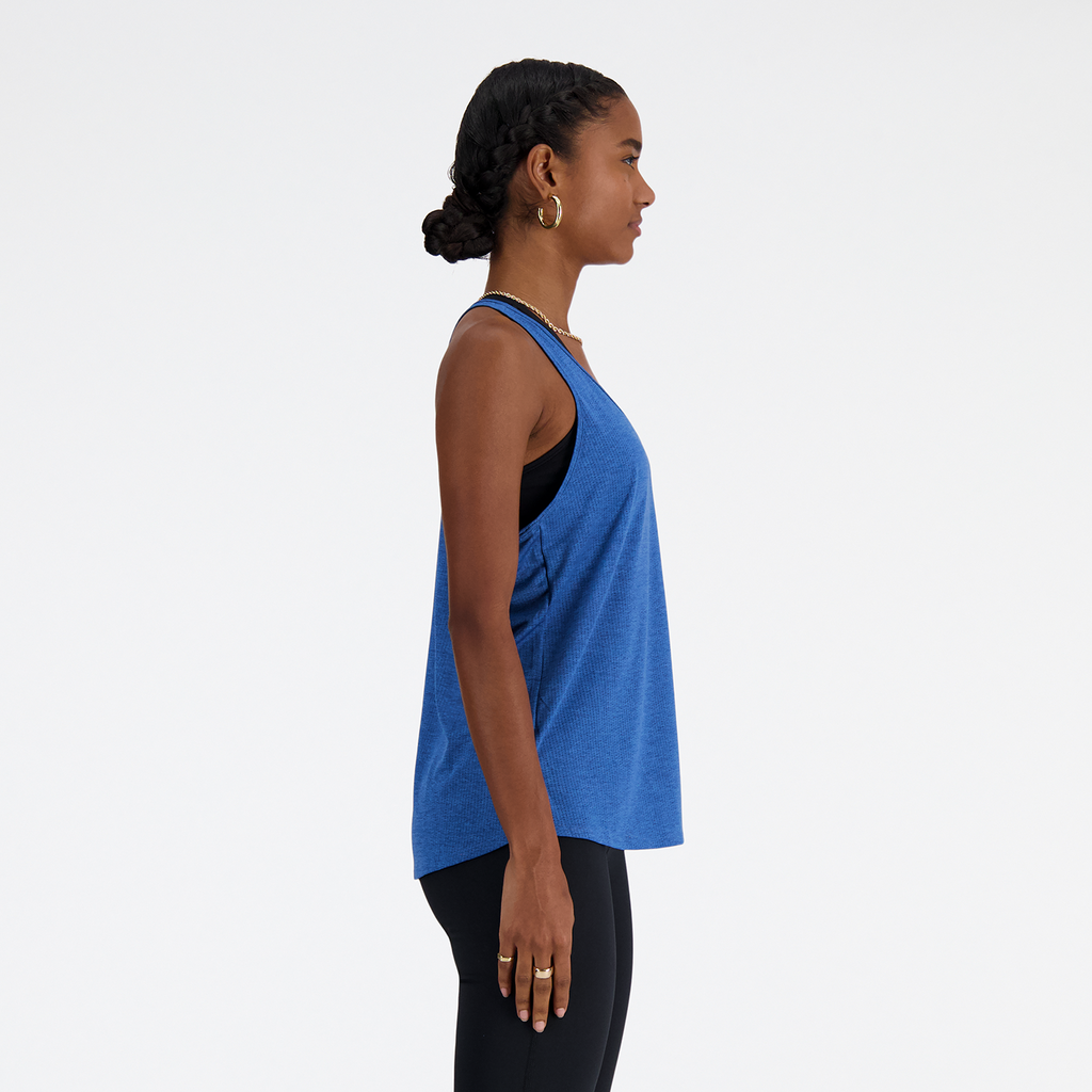 New Balance W NB Athletics Tank in BLAU