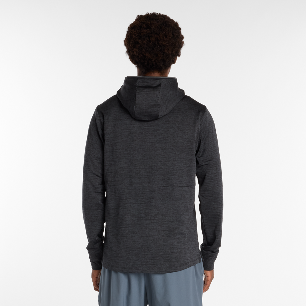 New Balance Heat Grid Balaclava Hoodie in SCHWARZ