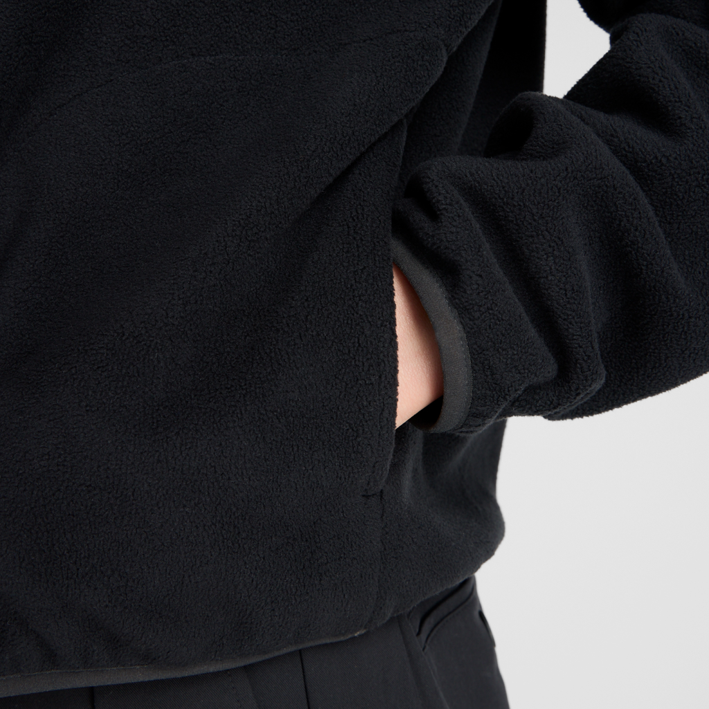 New Balance W Polar Fleece Half Zip in SCHWARZ