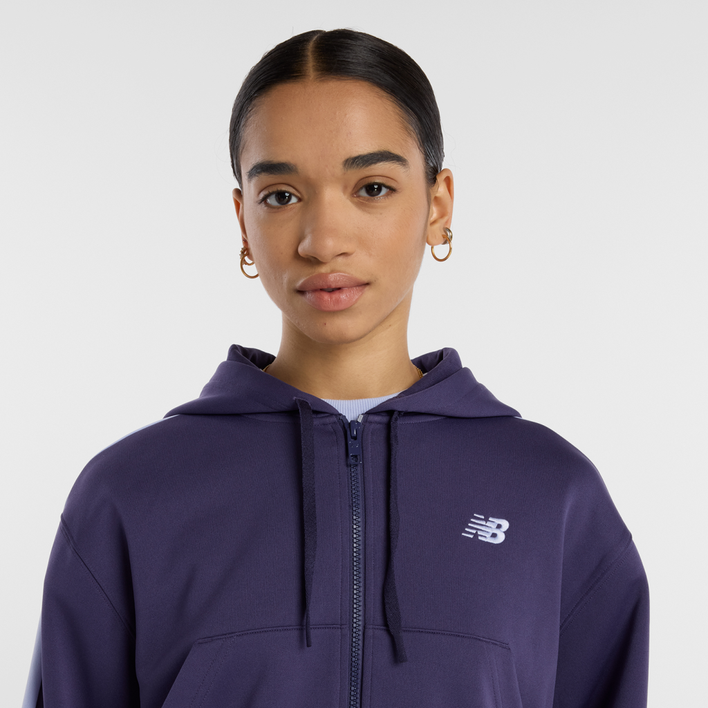 New Balance W Interlock Full Zip in VIOLETT