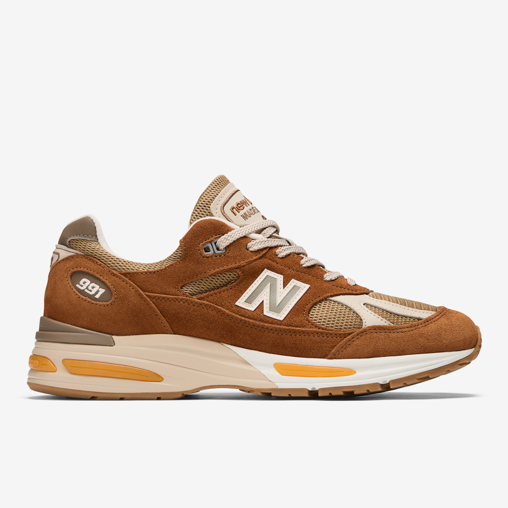 New Balance M 991v2 Made in UK Iconic Influences Freizeitschuhe in BRAUN