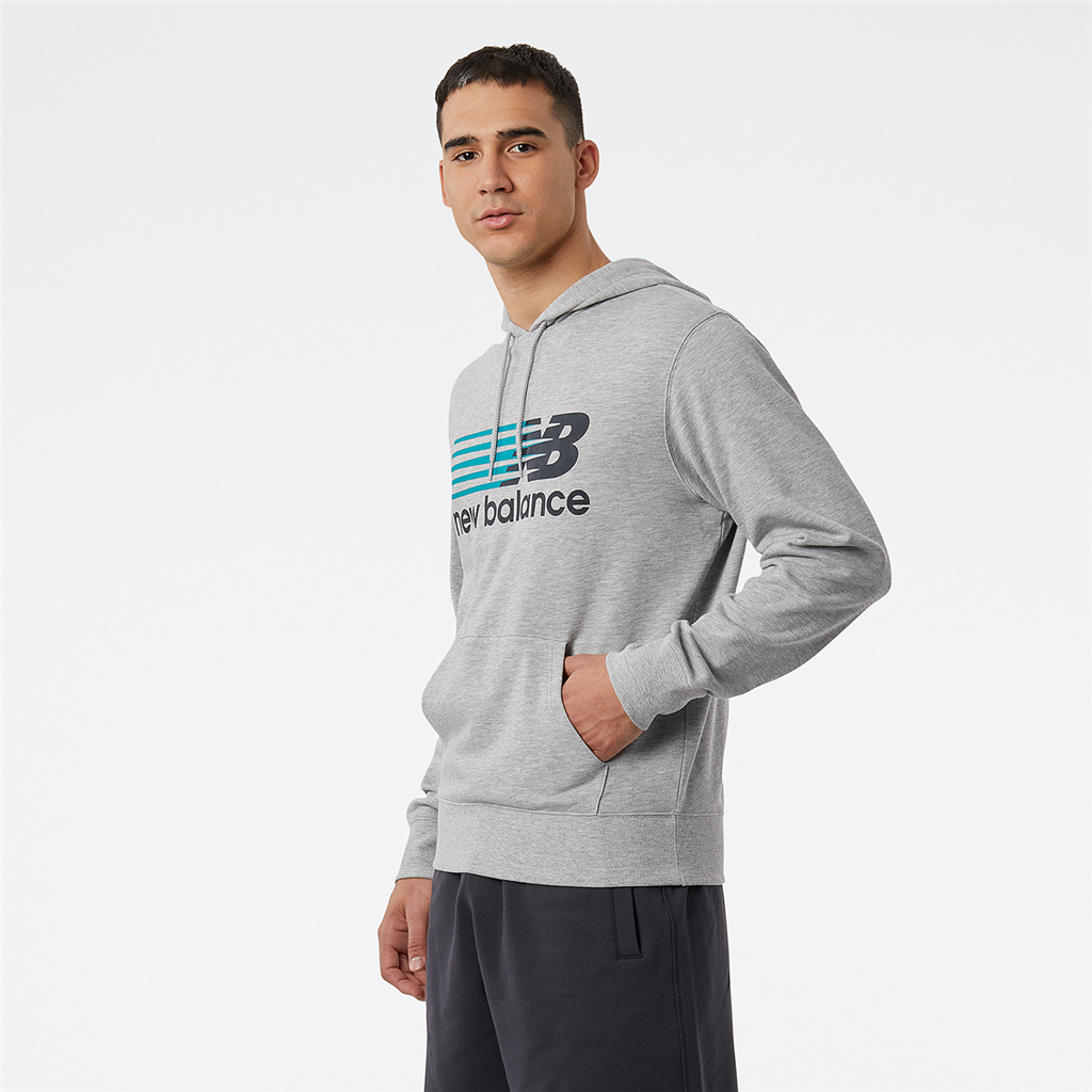New Balance NB Classic Hoodie in GRAU
