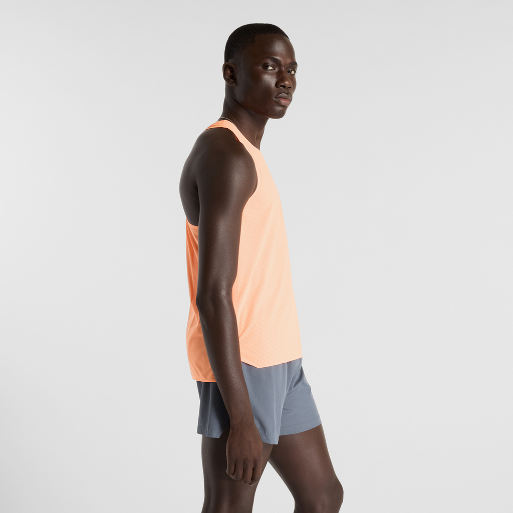 New Balance Race Day Ultra Light Singlet in ORANGE