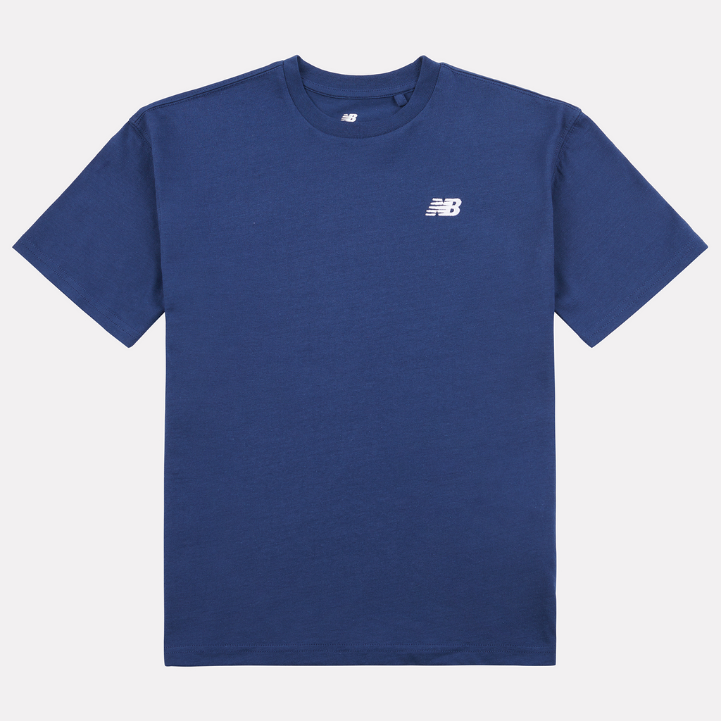 New Balance B New Balance Jersey Small Logo Tee in BLAU