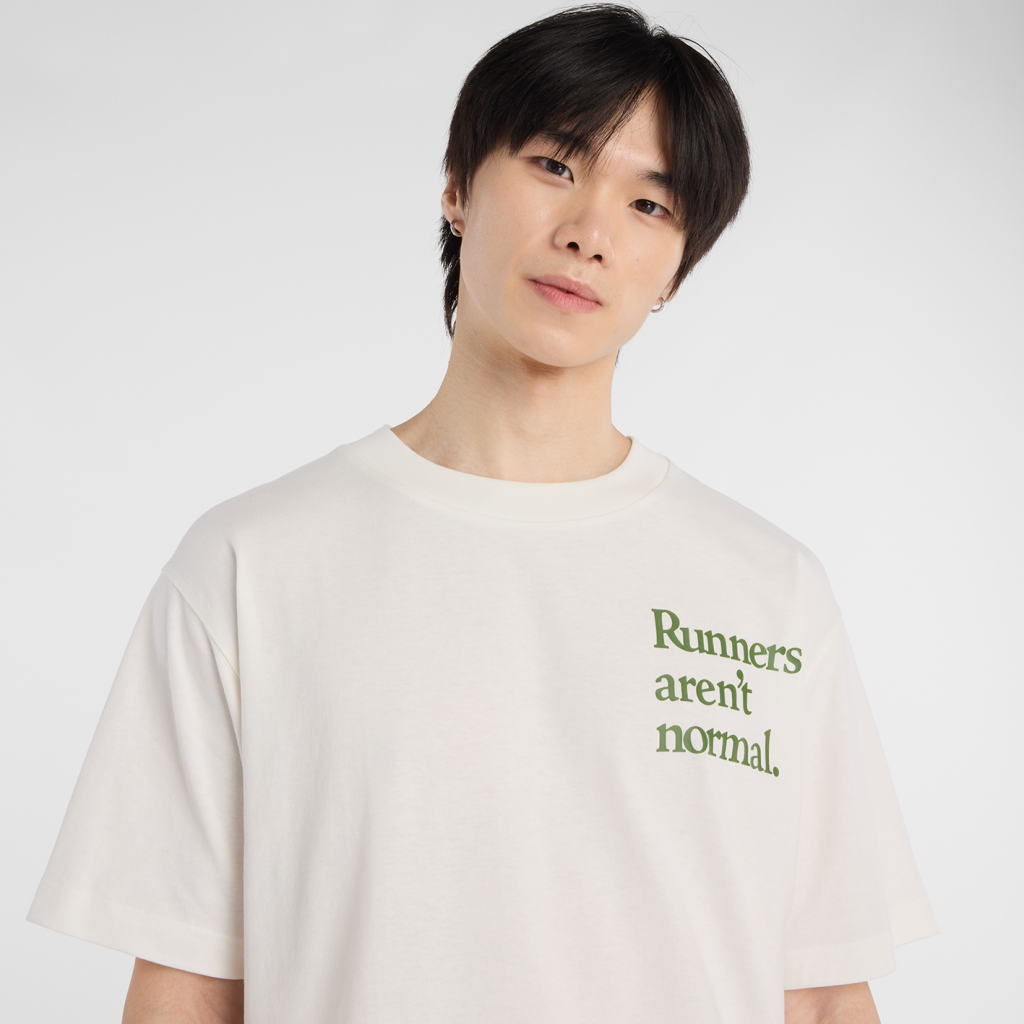 New Balance Runners Arent Normal T-Shirt in WEISS