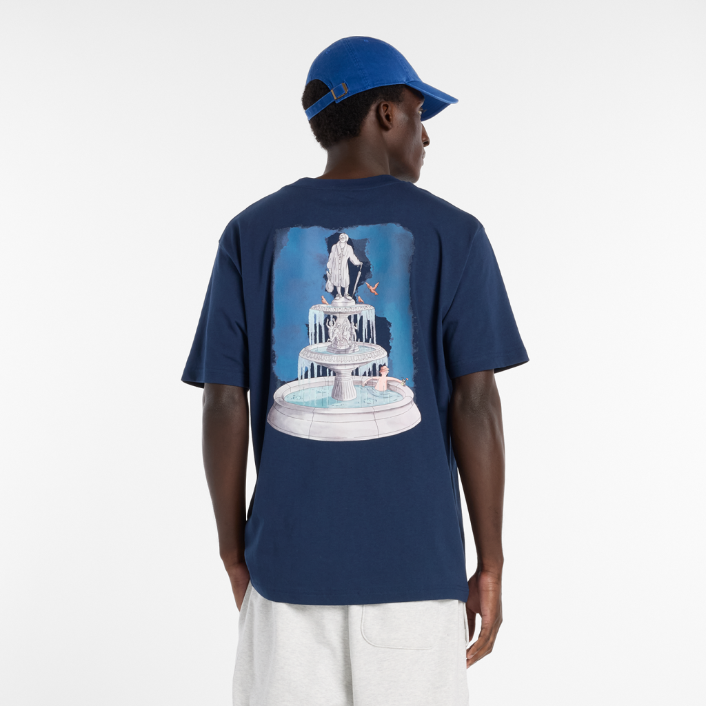 New Balance Fountain T-Shirt in BLAU