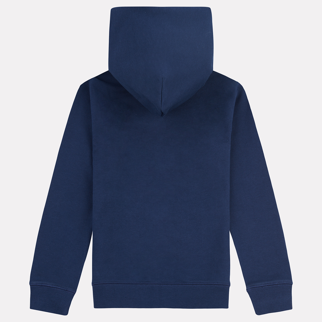 New Balance B New Balance French Terry Small Logo FZ Hoodie in BLAU