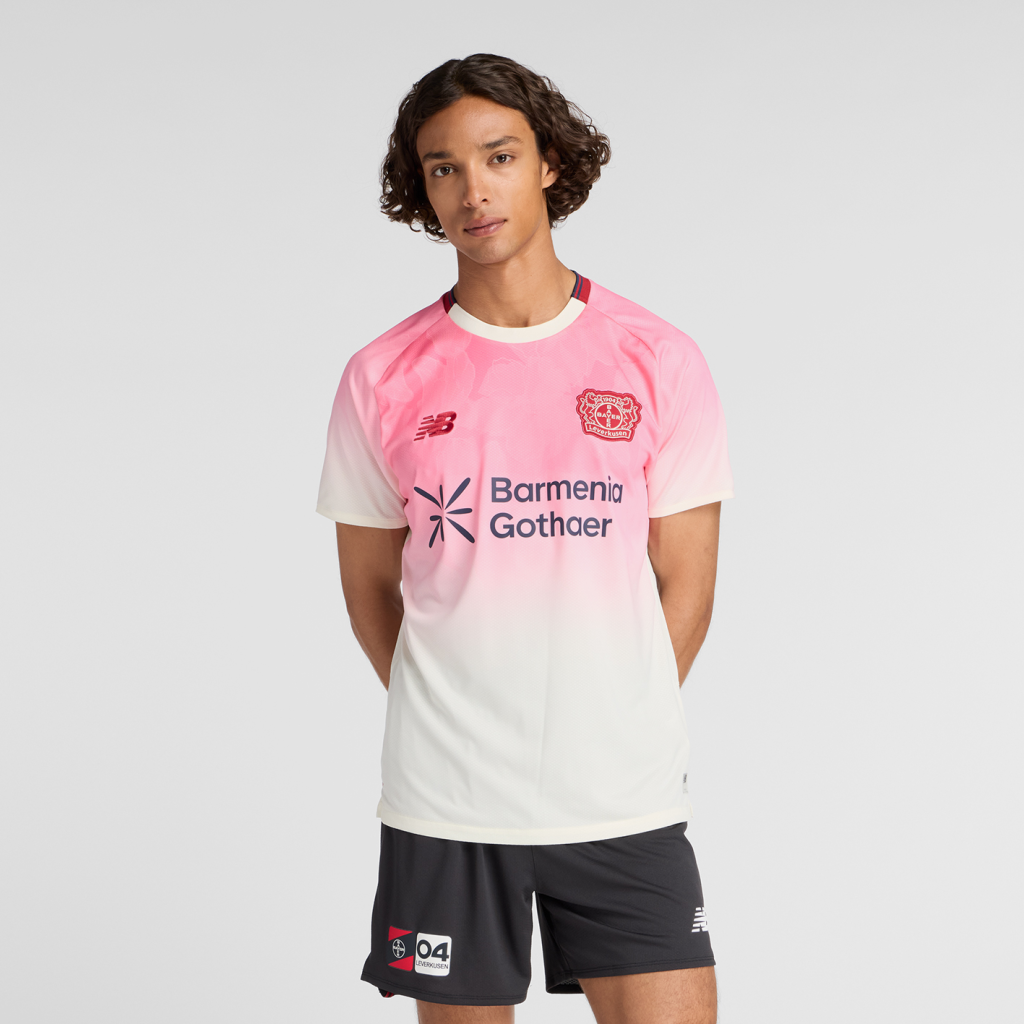 New Balance Bayer 04 Leverkusen Away SS Jersey 25/26 in MEHRFARBIG