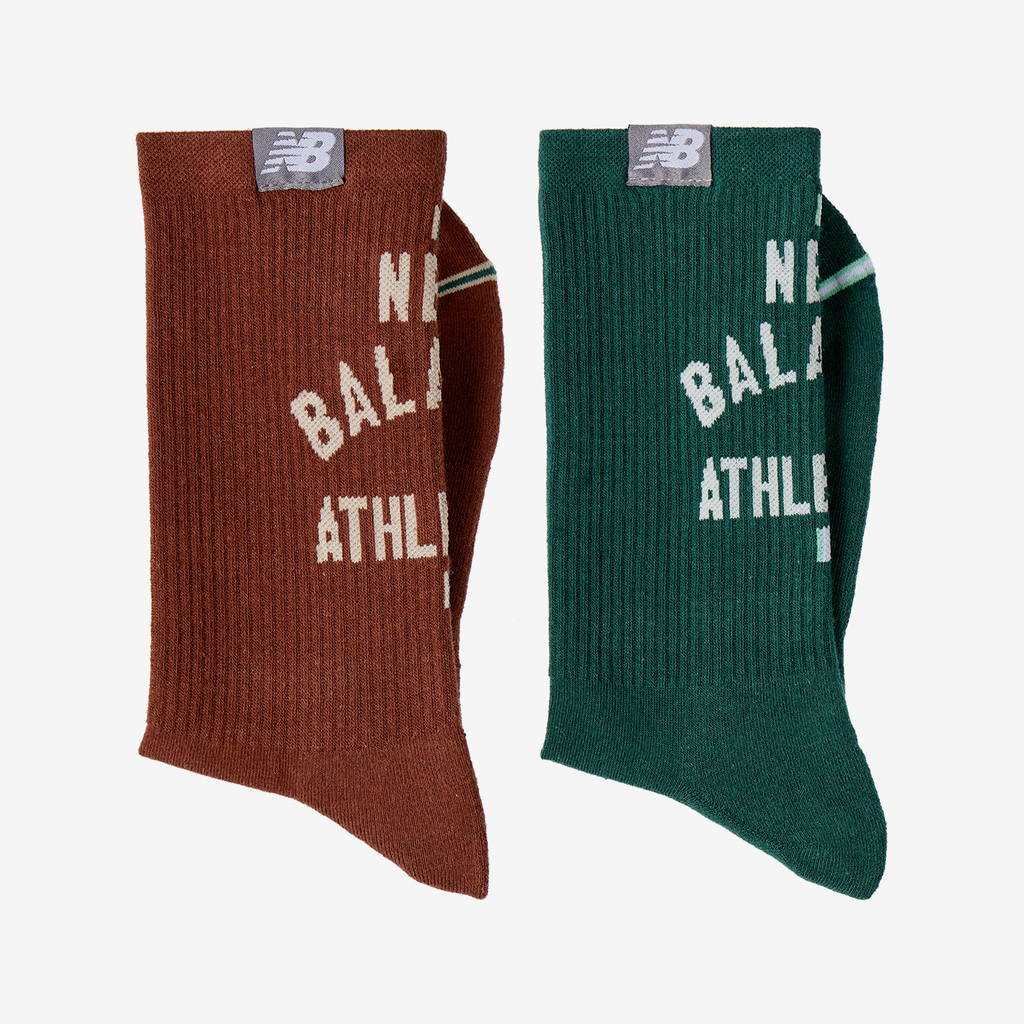 New Balance Lifestyle Midcalf Socks 2 Pack in MEHRFARBIG