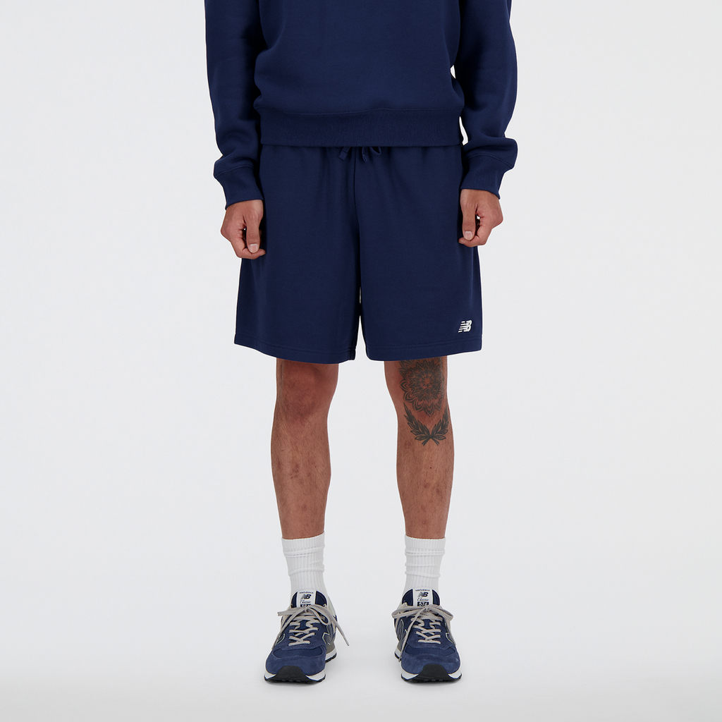 New Balance Sport Essentials French Terry Short 7 Inch in BLAU