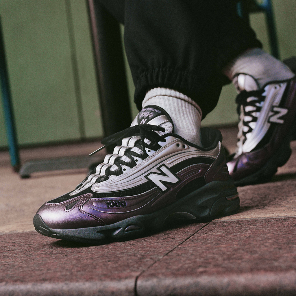 New Balance U 1000 Metal Mesh Freizeitschuhe in VIOLETT