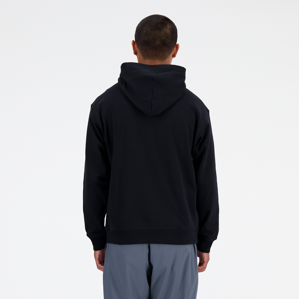 New Balance NB Athletics French Terry Hoodie in SCHWARZ