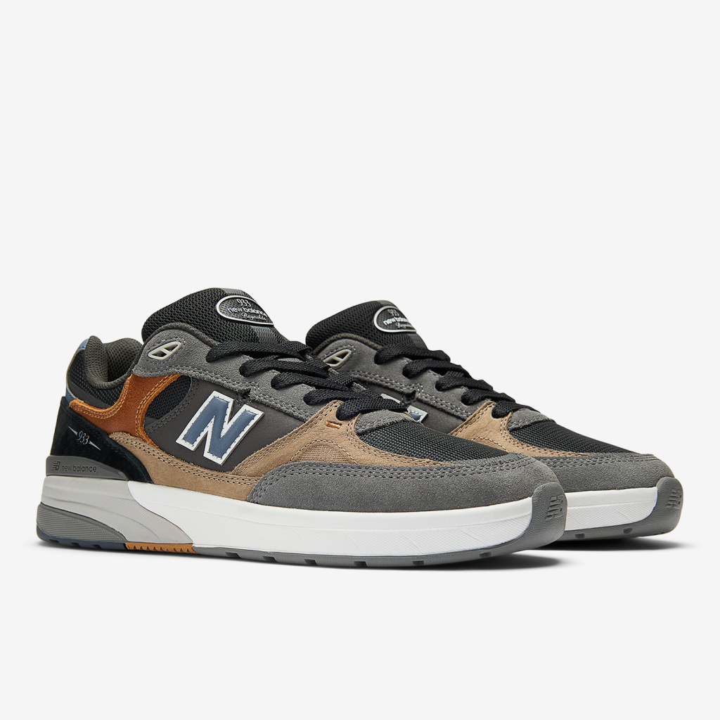 New Balance M Numeric 933 Andrew Reynolds Skateboardschuhe in GRAU