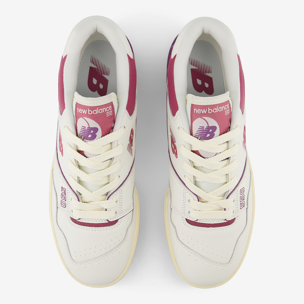 New Balance U 550 Retro Tennis Freizeitschuhe in WEISS