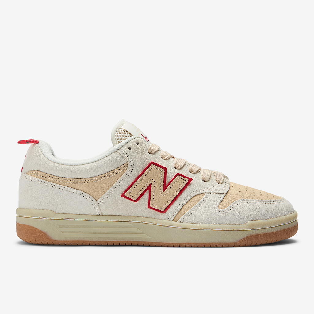 New Balance M Numeric 480 Chocolate Skateboards Skateboardschuhe in WEISS