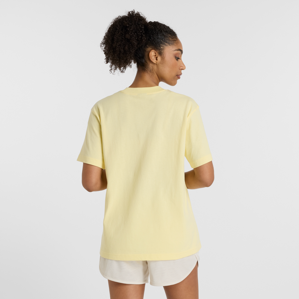 New Balance W NB Athletics Jersey T-Shirt in GELB