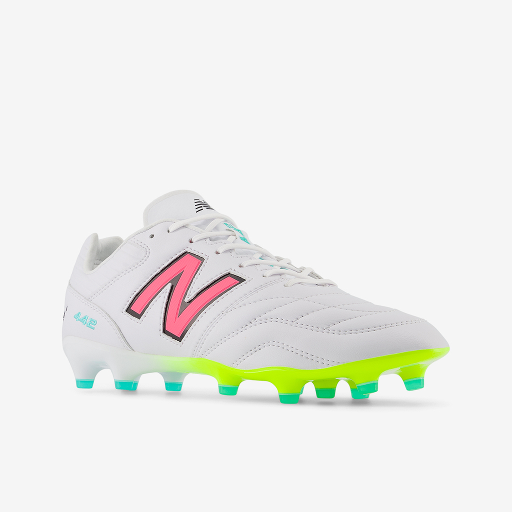 New Balance M 442 Pro FG Colorful Nockenschuhe in WEISS