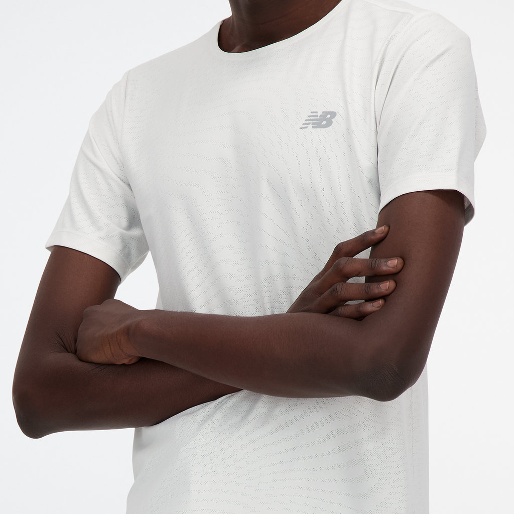 New Balance Jacquard T-Shirt in GRAU