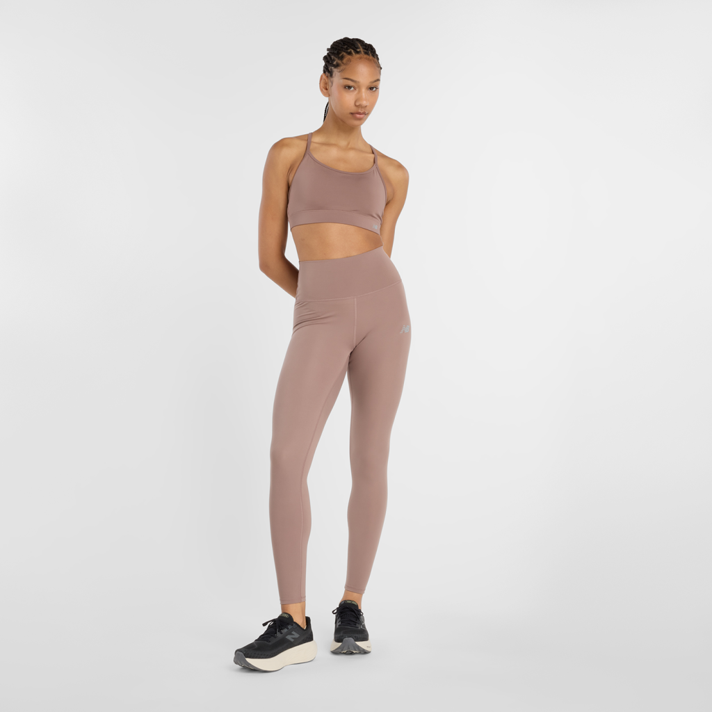 New Balance W NB Harmony High Rise Legging 27" in BRAUN