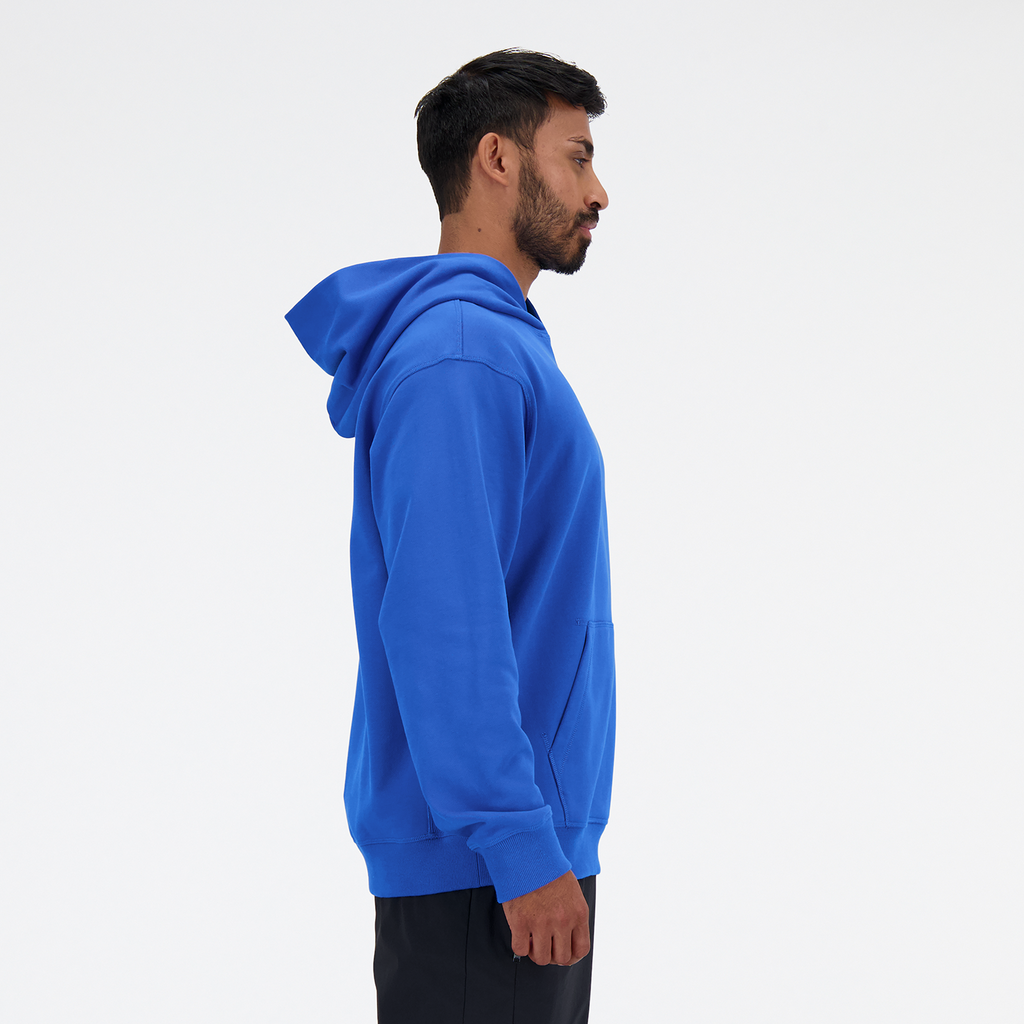 New Balance NB Athletics French Terry Hoodie in BLAU