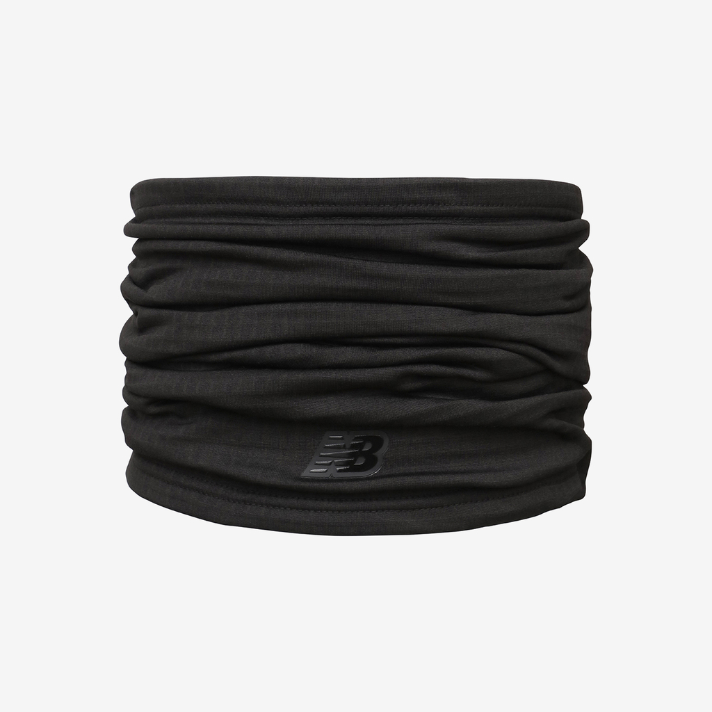 New Balance Onyx Grid Fleece Necktube in SCHWARZ
