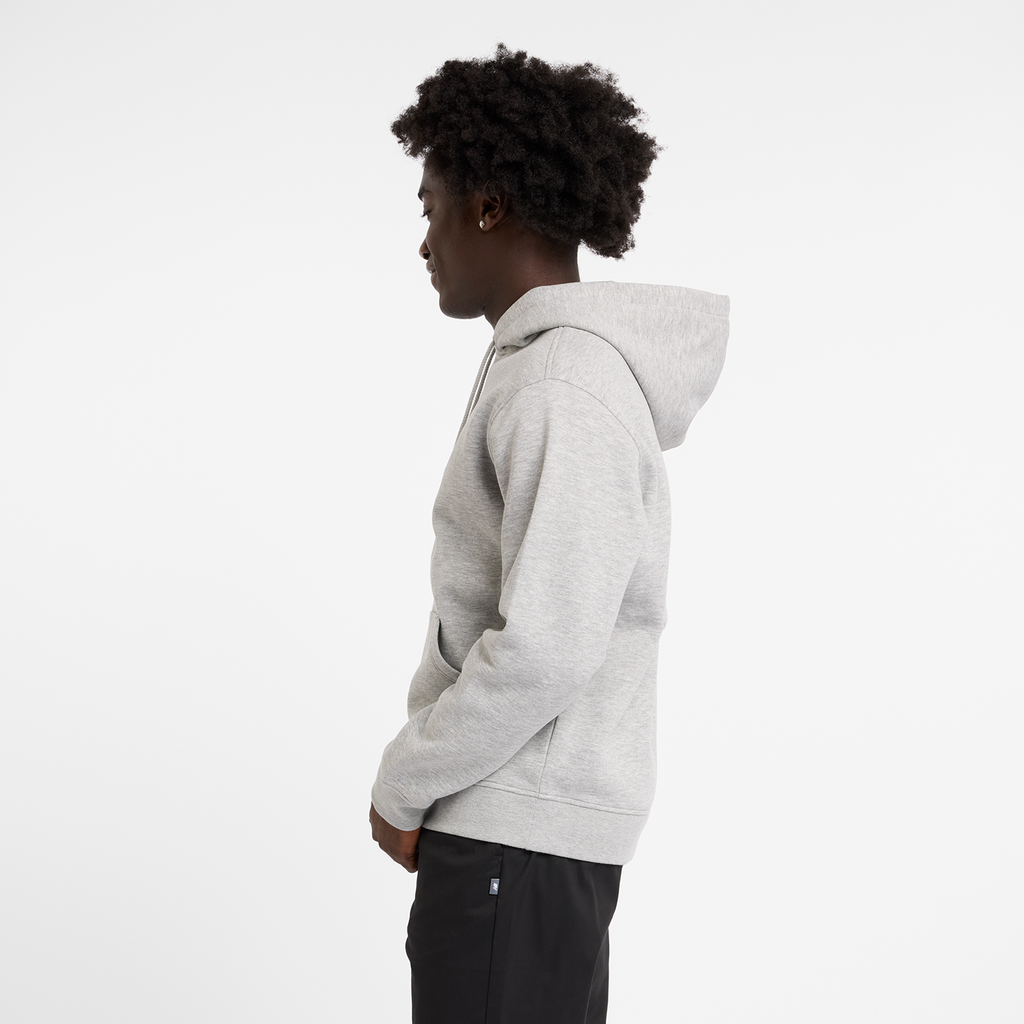 New Balance Sport Core Brushed Hoodie in GRAU
