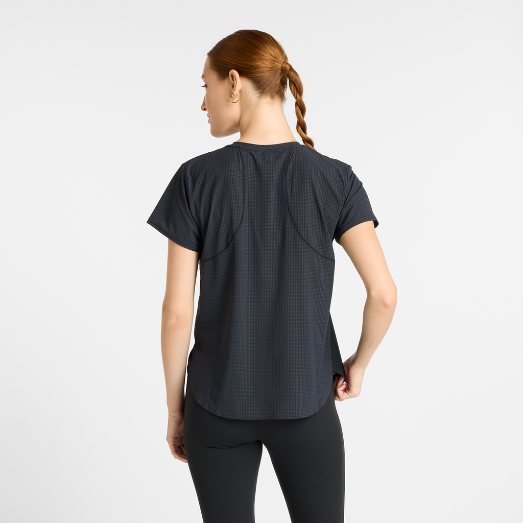 New Balance W Race Day Ultra Light T-Shirt in SCHWARZ