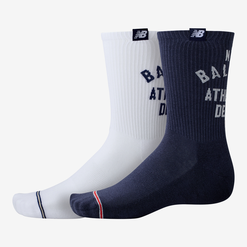 New Balance Lifestyle Midcalf Socks 2 Pair in MEHRFARBIG