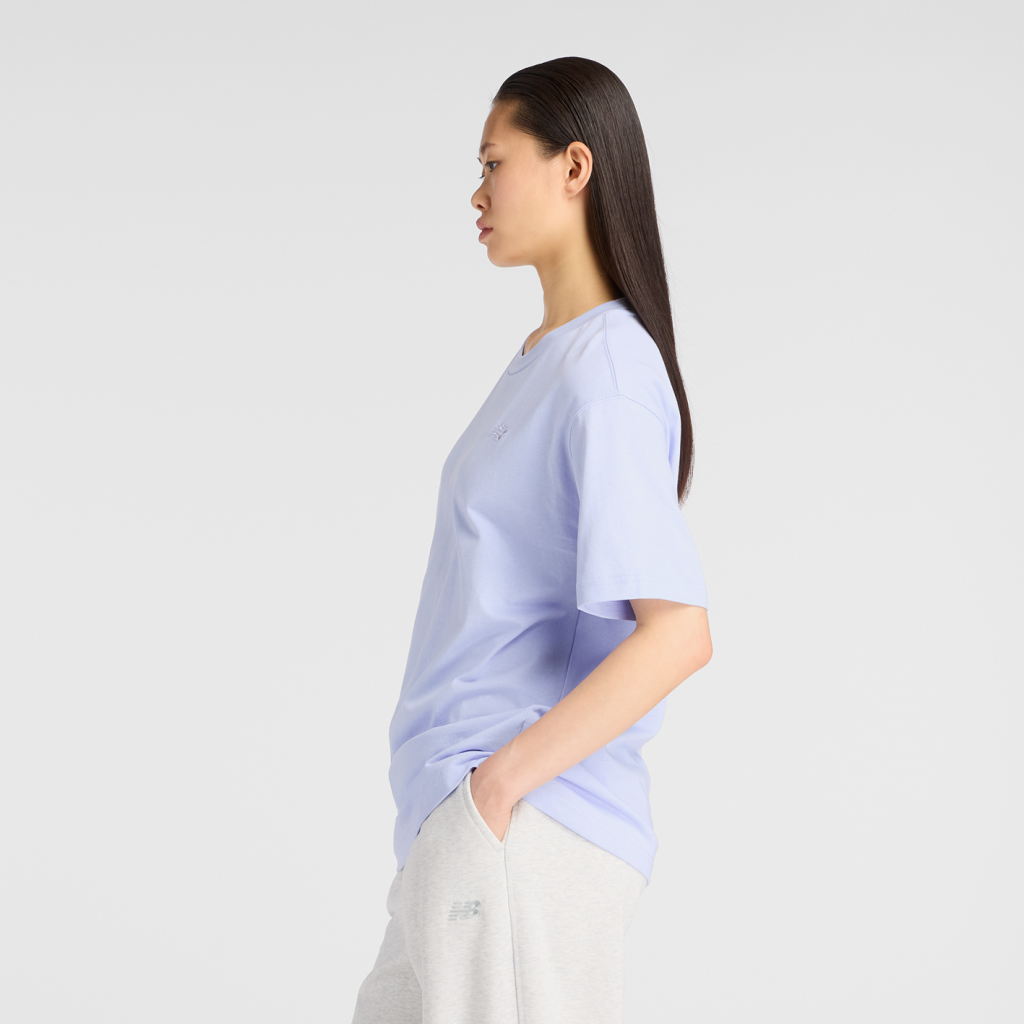 New Balance W NB Athletics Jersey T-Shirt in VIOLETT