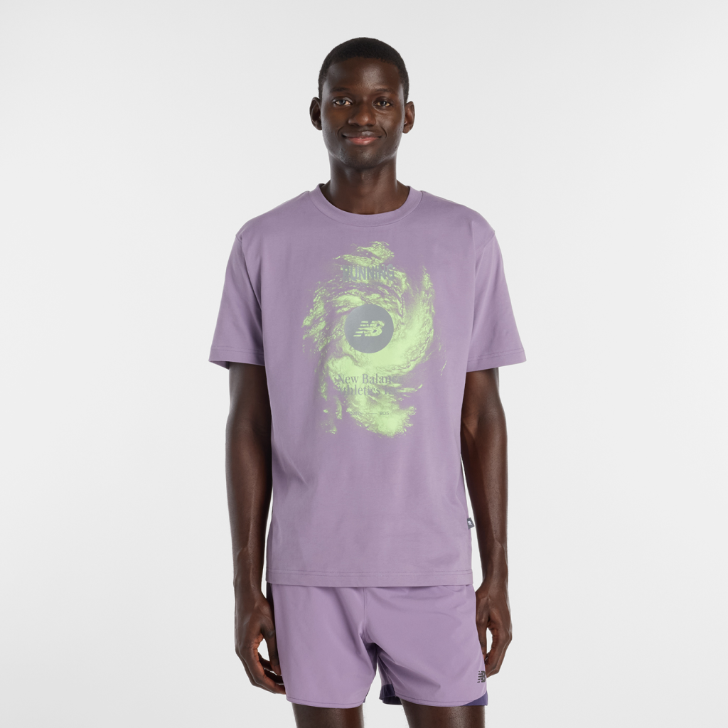New Balance Vortex Performance T-Shirt in VIOLETT