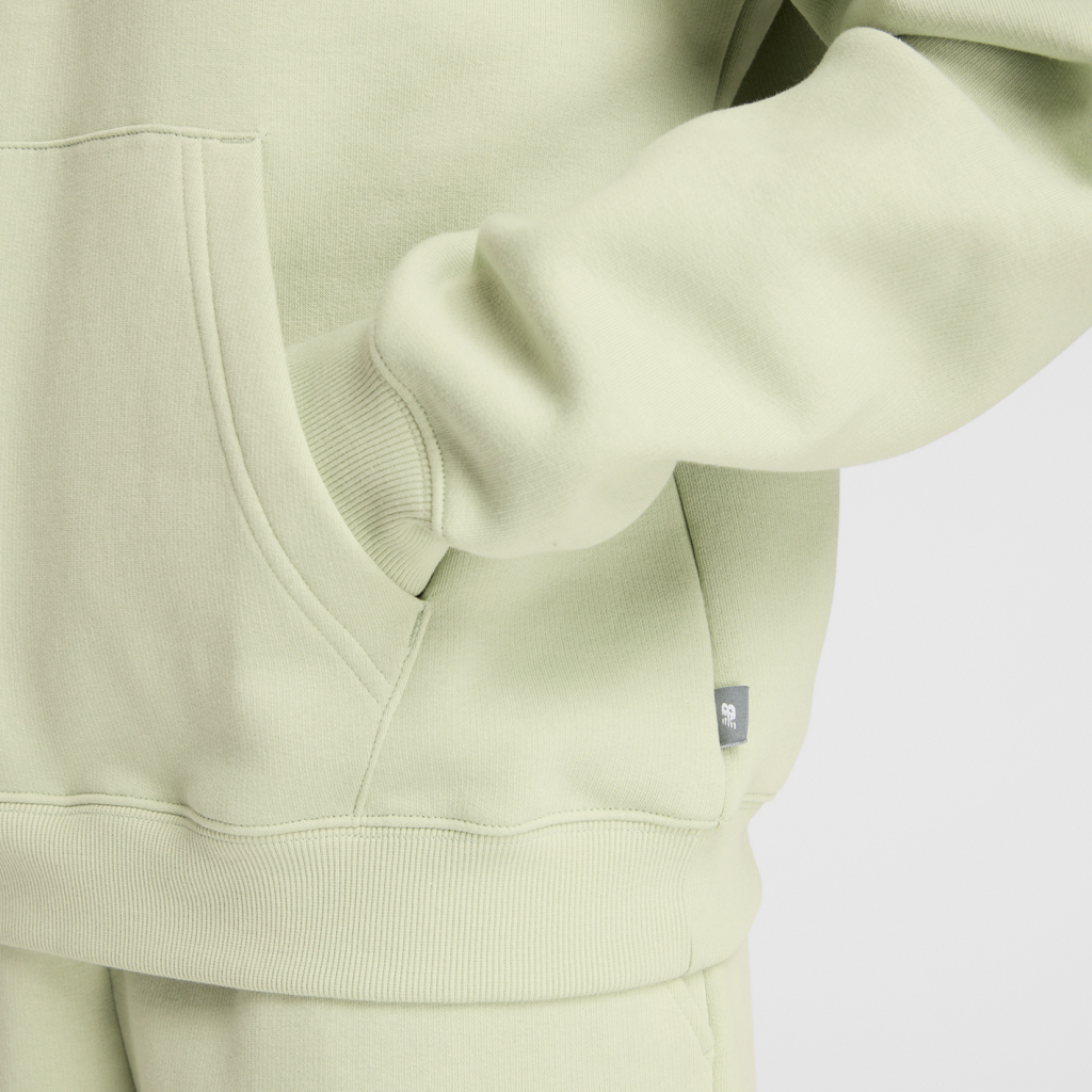 New Balance W Linear Heritage Fleece Half Zip in GRÜN