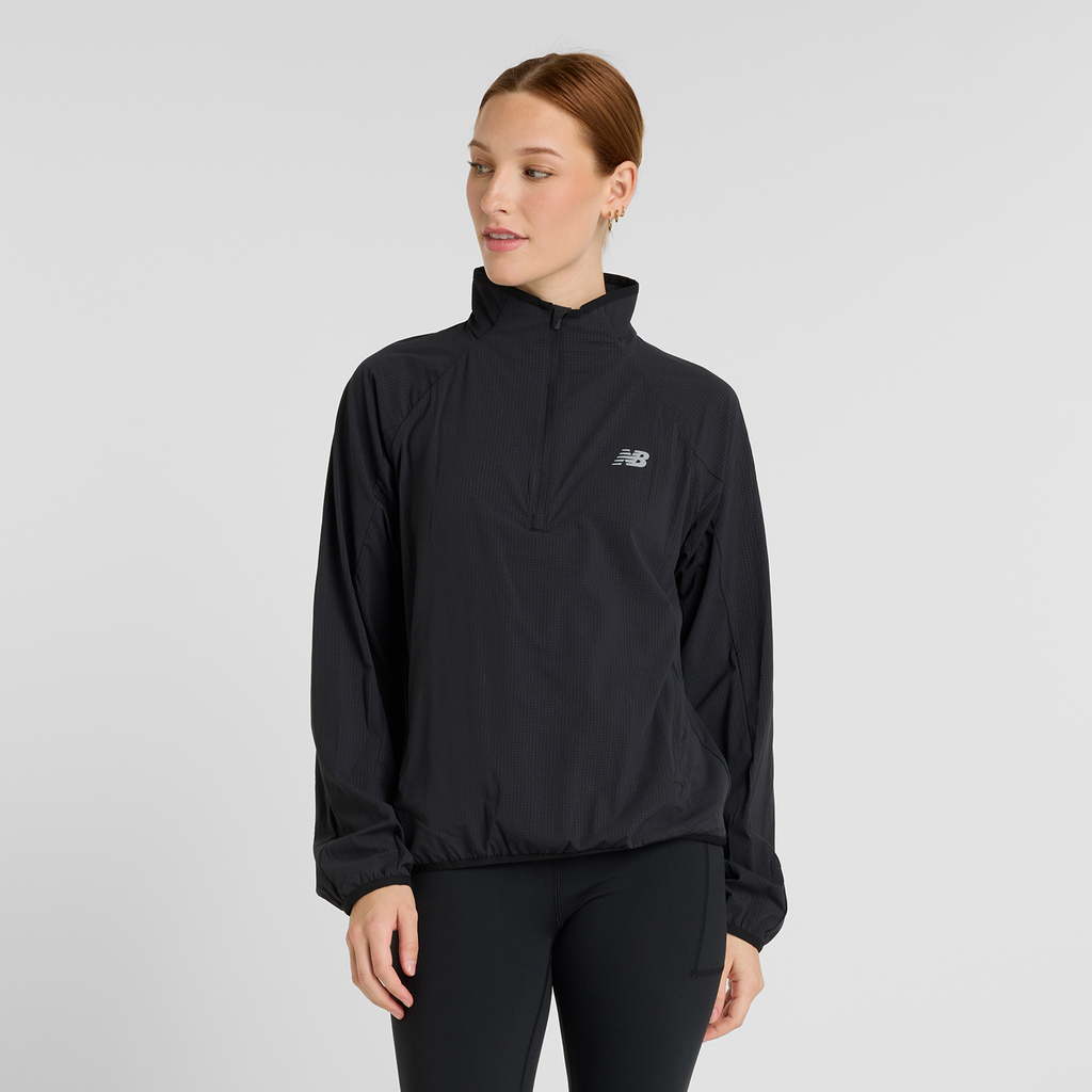 New Balance Ultra Light Half Zip in SCHWARZ