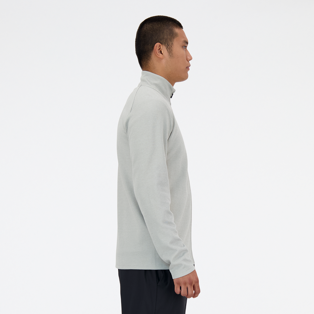 New Balance Tech Knit Full Zip in GRAU