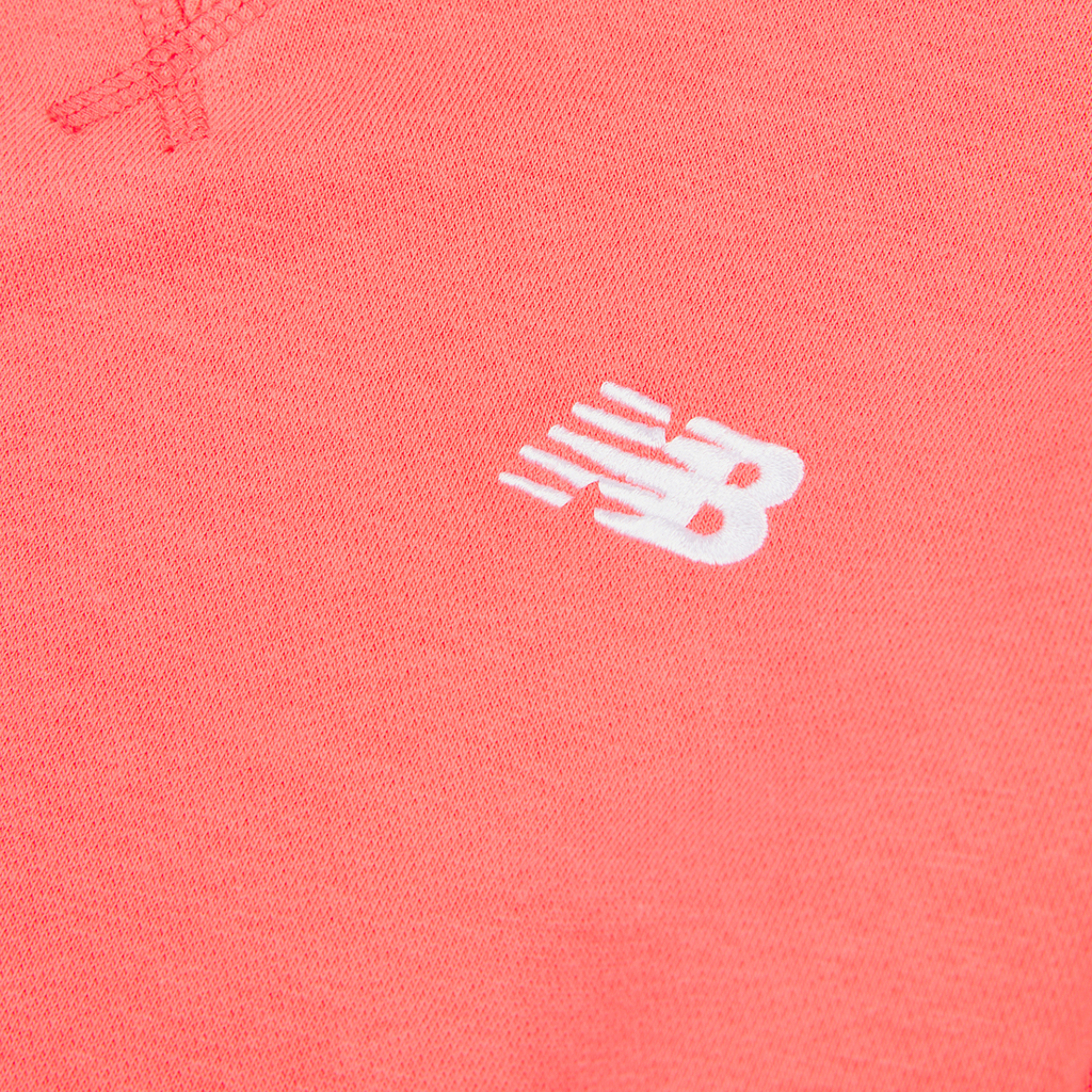 New Balance G New Balance French Terry Small Logo Hoodie in ROT