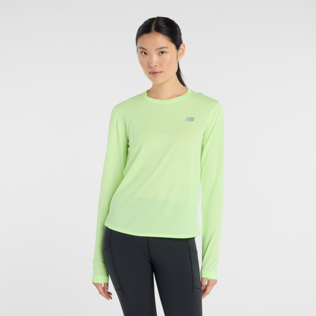 New Balance W NB Athletics Long Sleeve in GELB