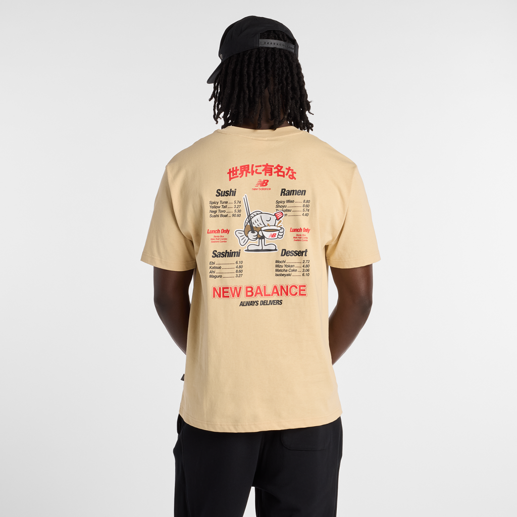 New Balance Ramen T-Shirt in BRAUN