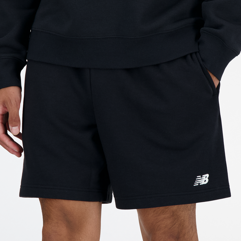 New Balance Sport Essentials French Terry Short 7 Inch in SCHWARZ