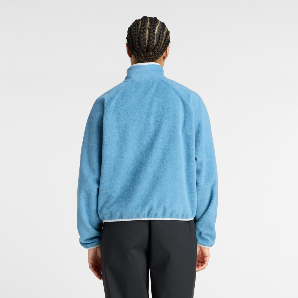 New Balance W Polar Fleece Half Zip in BLAU