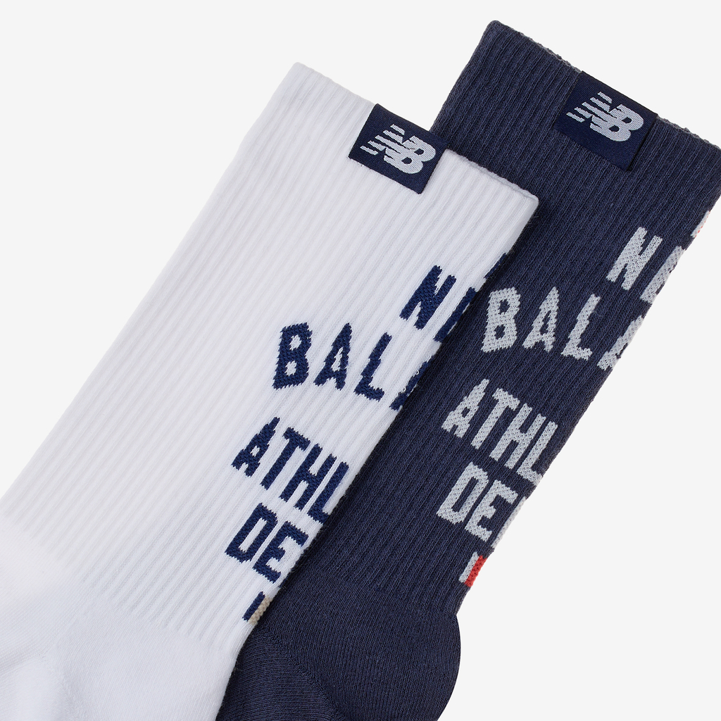 New Balance Lifestyle Midcalf Socks 2 Pair in MEHRFARBIG