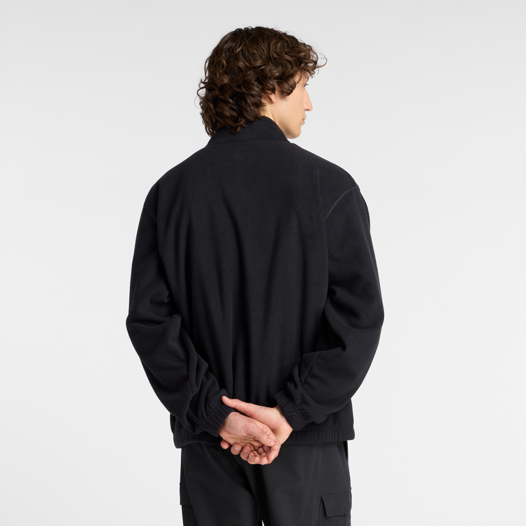 New Balance Polar Fleece 1/2 Zip in SCHWARZ