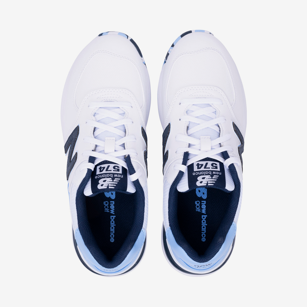 New Balance W 574 Golf Golfschuhe mit Spikes in WEISS