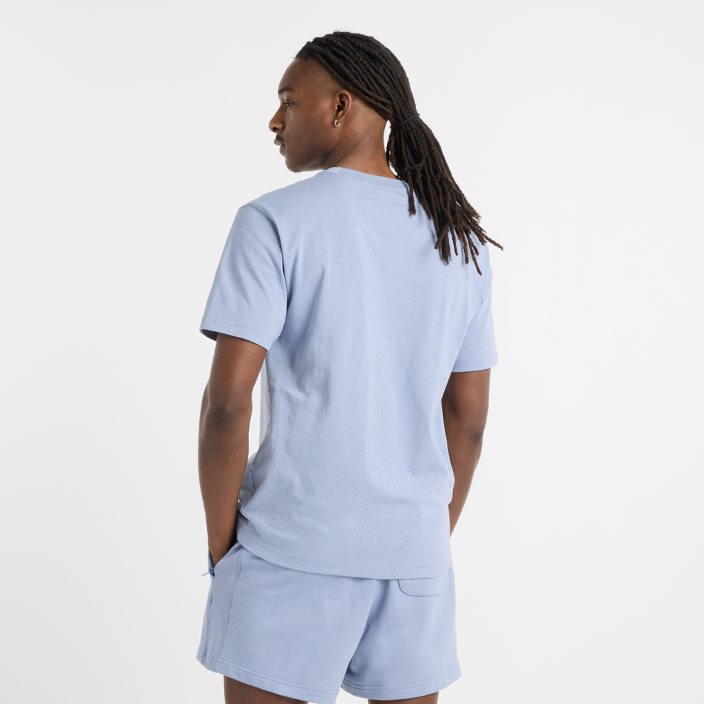 New Balance NB Athletics Cotton T-Shirt in BLAU