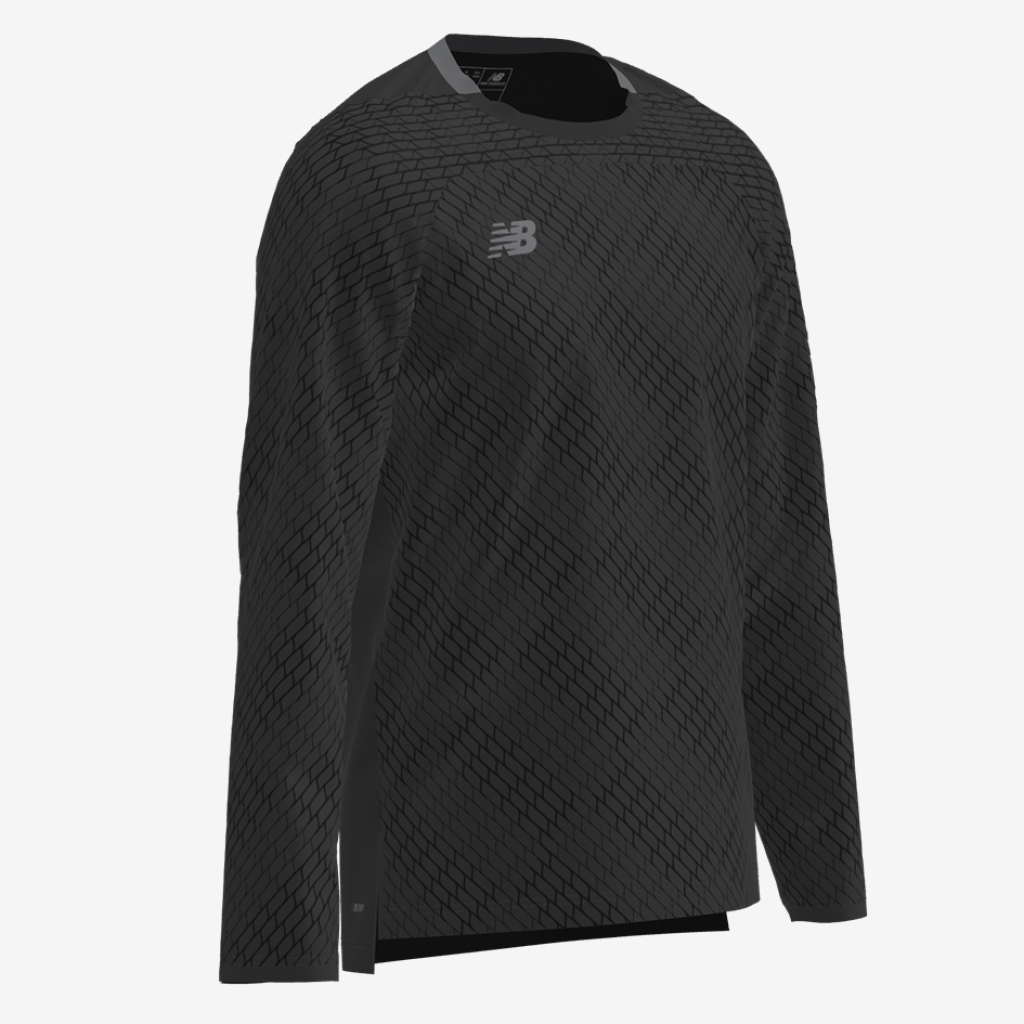 New Balance TW Kit Net GK LS Jersey in SCHWARZ