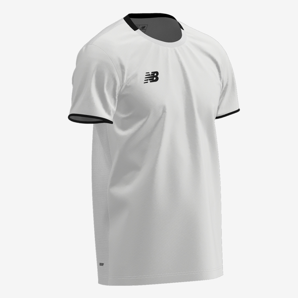 New Balance TW Kit Sprint SS Jersey in WEISS