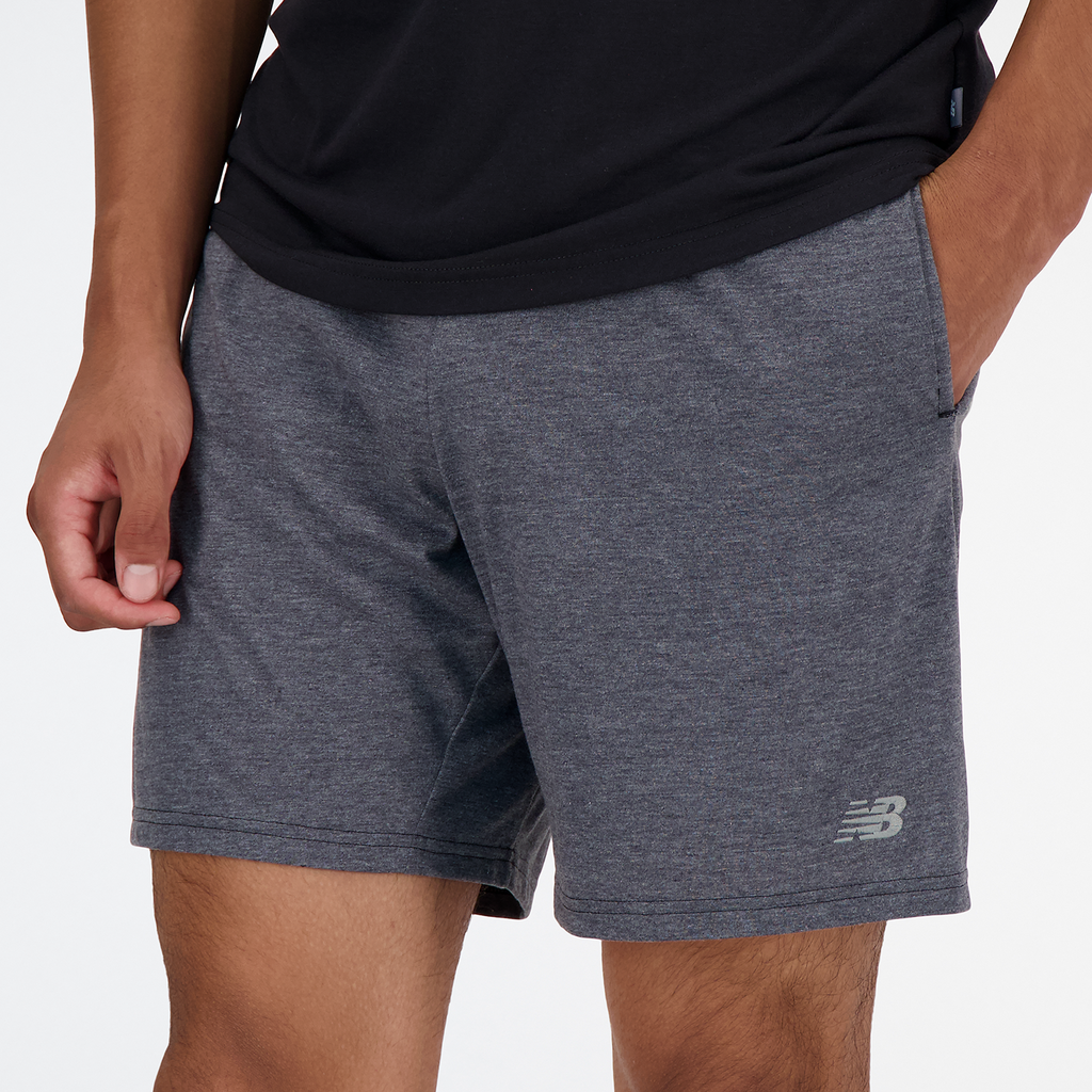 New Balance New Balance Heathertech Short 7 Inch in SCHWARZ