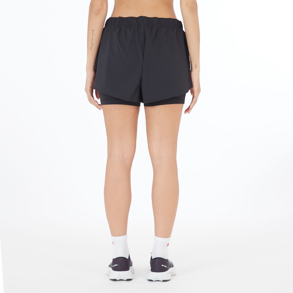 New Balance W Sport 2-in-1 Short 3" in SCHWARZ